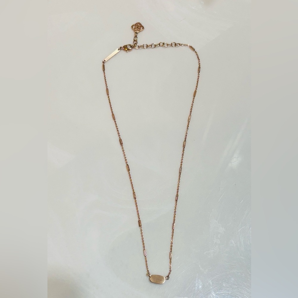 Kendra Scott Rose Gold Necklace